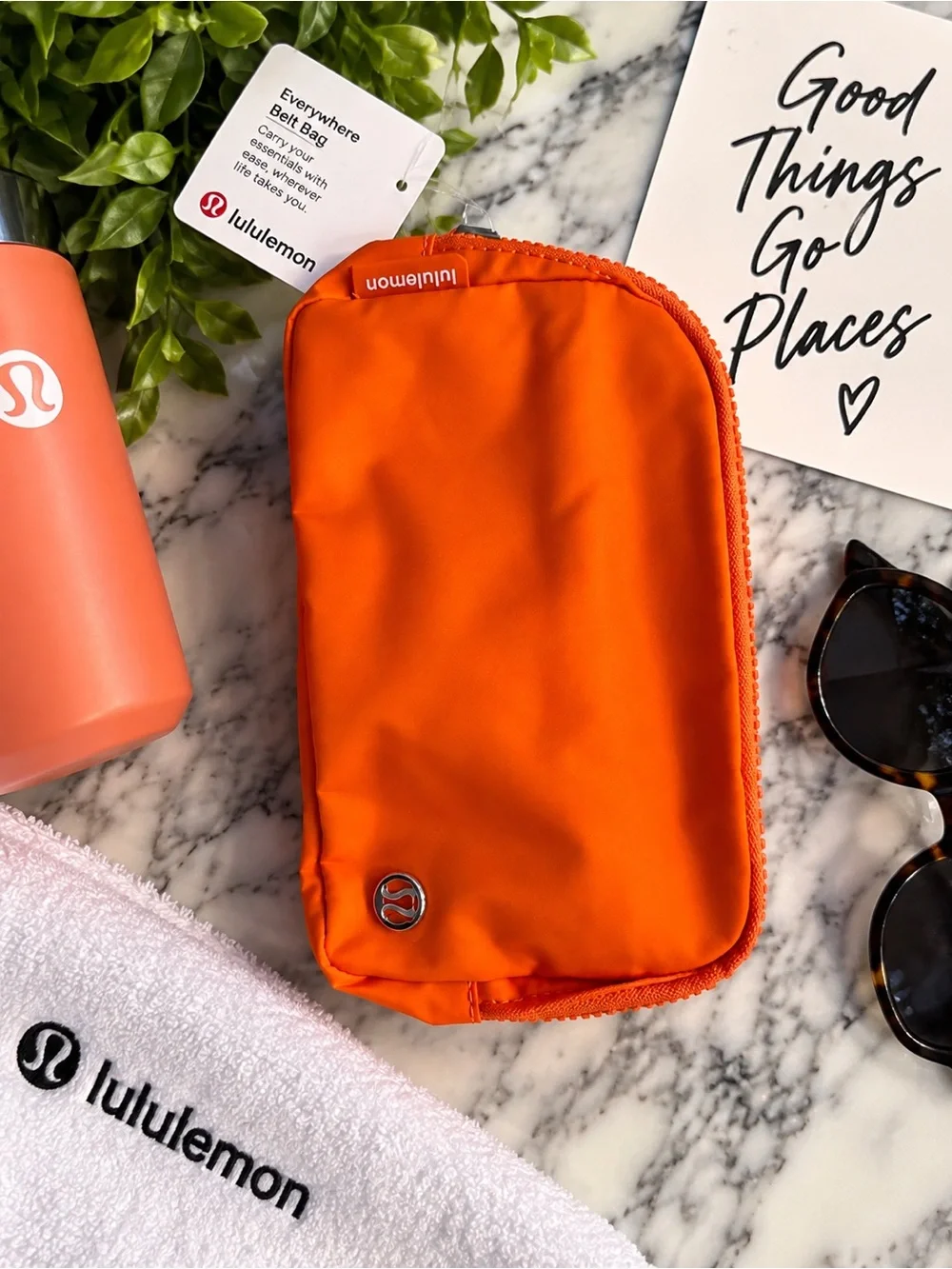 NWT Lululemon Everywhere Belt Bag Bright Orange